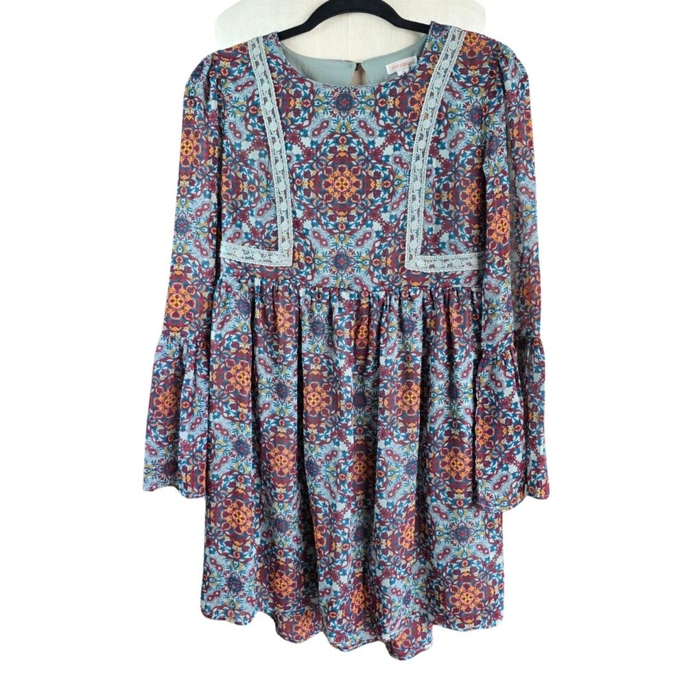 Xhilaration Babydoll Dress XS Lace Whimsigoth Fairy Boho Lined Date Night